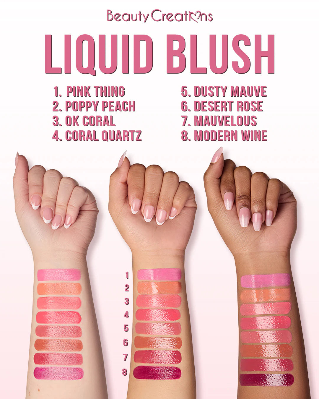 Blush liquide