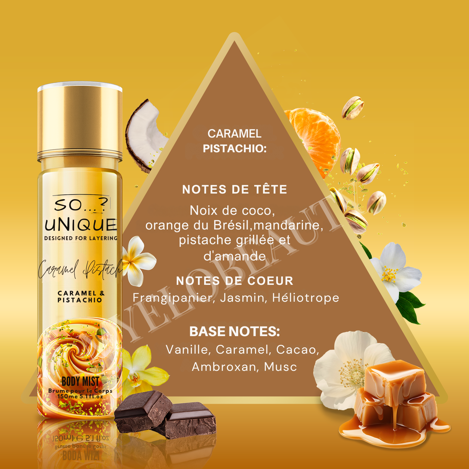 Caramel pistache