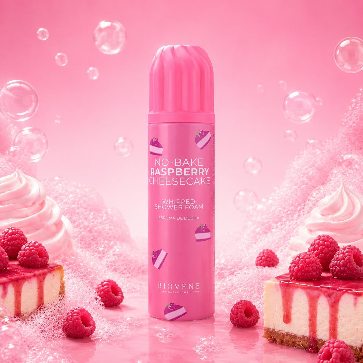 Mousse de douche gourmande