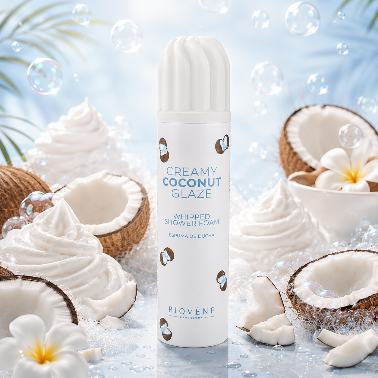 Mousse de douche gourmande