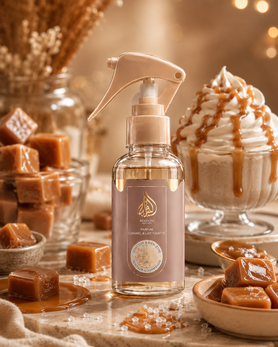 Spray textile gourmand