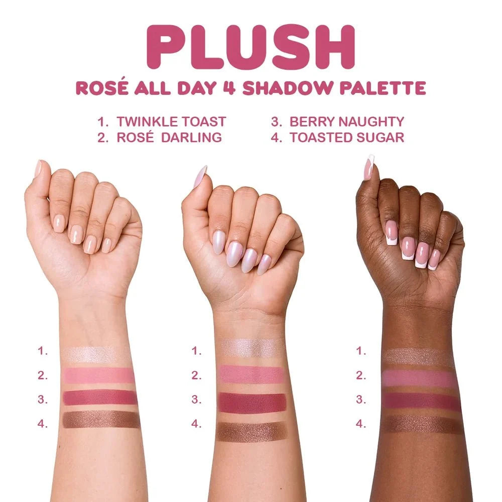 Palette plush 4 couleurs