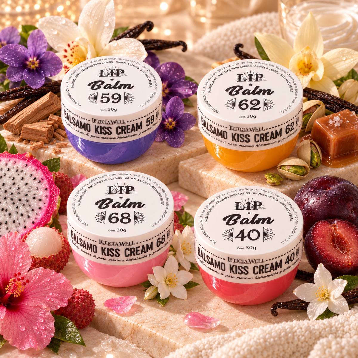 Baume à lèvres parfumée