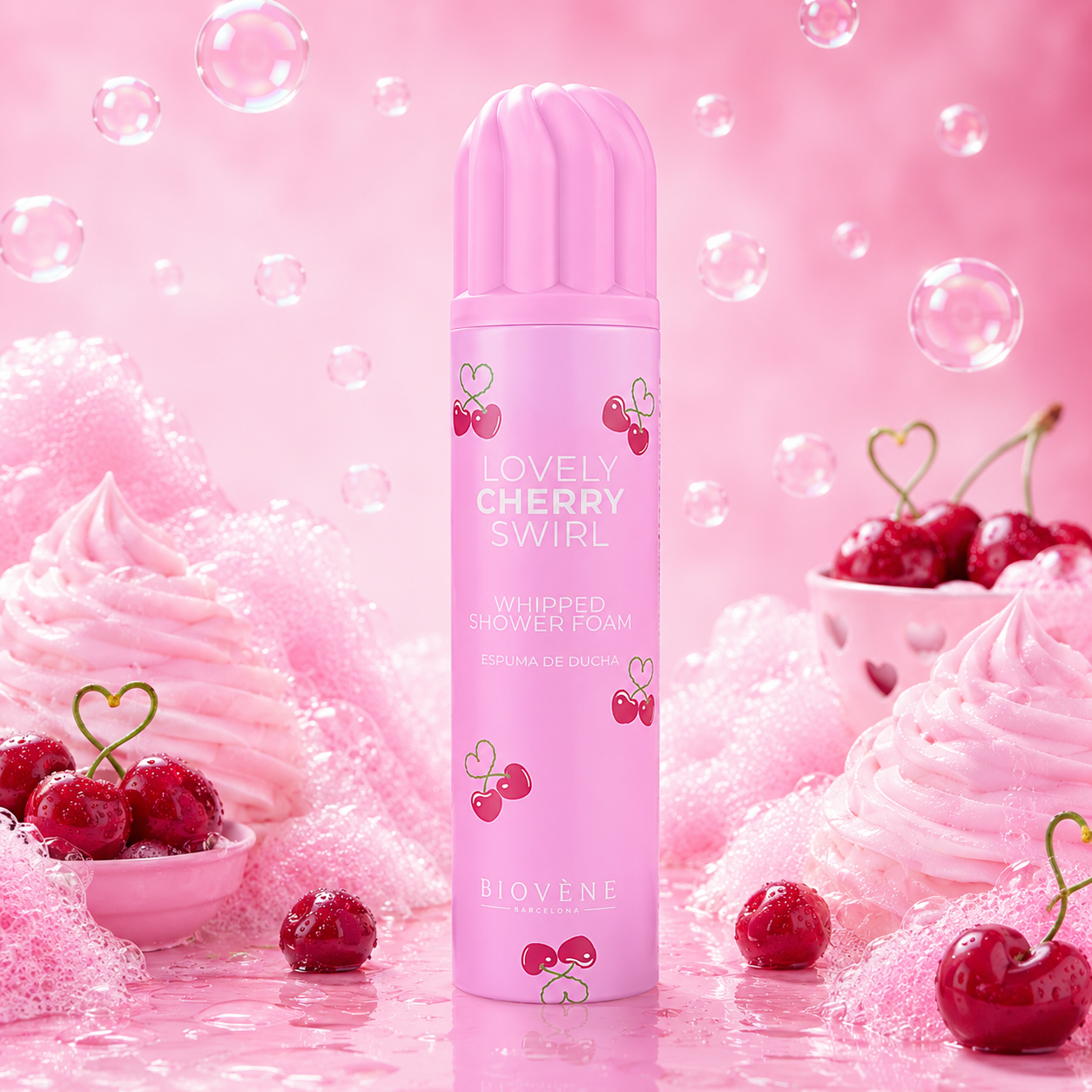 Mousse de douche gourmande