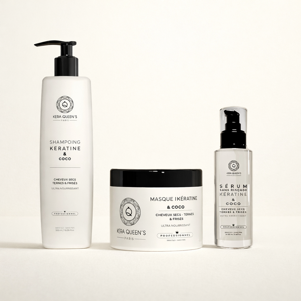 Cheveux secs et frisés - gamme coco